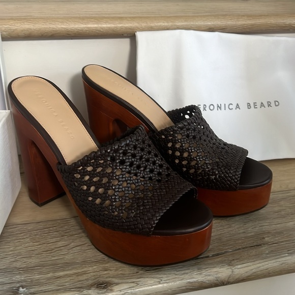 1 hour sale. 💎 Veronica Beard, platform sandals - Picture 6 of 11